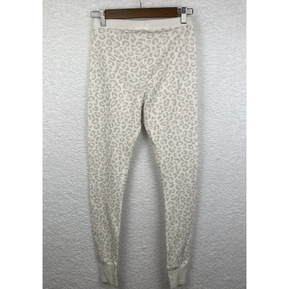 Old Navy Womens Snow Leopard Pajamas (3 Piece) Size XS/S Cotton Blend Comfy Cozy - Picture 4 of 10